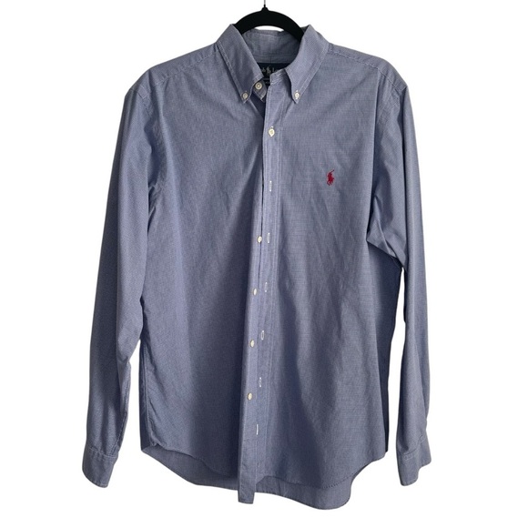 Ralph Lauren Classic Fit Men's Button Down Long Sleeve Shirt size 15 1/2 34/35 - Picture 1 of 8